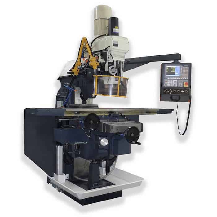 Precíziós CNC gép a fémiparban, modern gyártási technológiák felhasználásával.